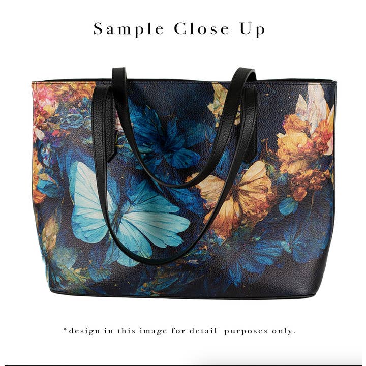 RiverWood Forest - Wholesale Tote Bag - Women's - Irish Jig Pink Clover Vegan Leather Tote Bag Purse3