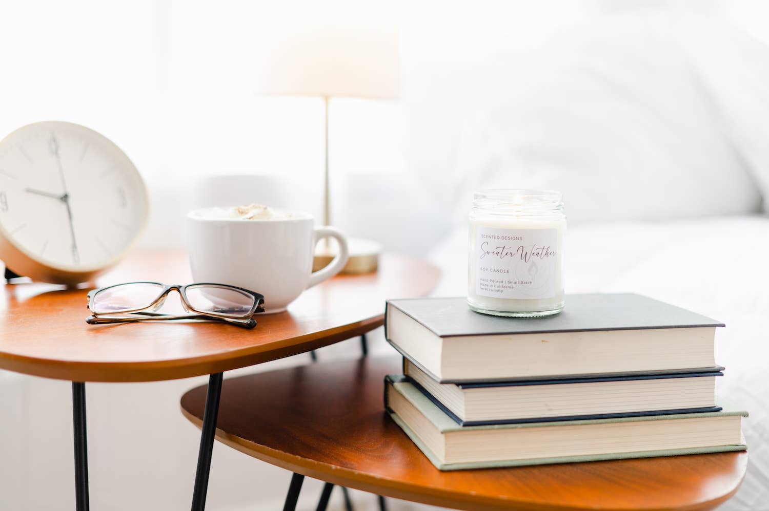 Scented Designs Candle Co - Wholesale Jar/Filled Candle - Sweater Weather Soy Candle - 7oz Signature Jar2