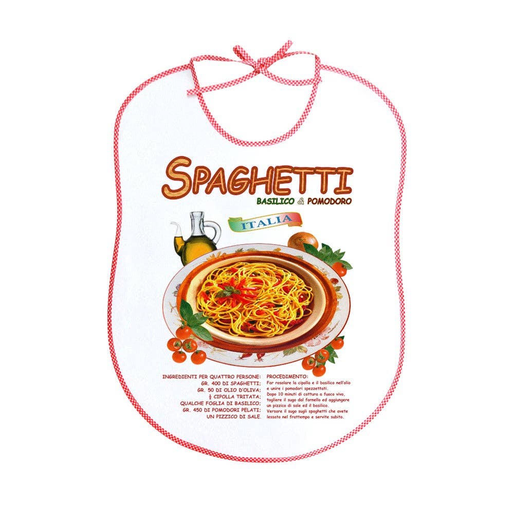 Almatex srl - Wholesale Apron - RECIPE line bib 45x60 cm with printed laces12