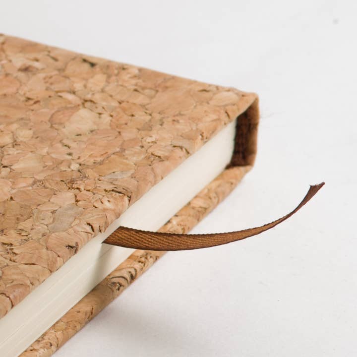 Resolute Star – wholesale Notebook – Sustainable Cork Notebook - Hand Printed Cork Journal : A5