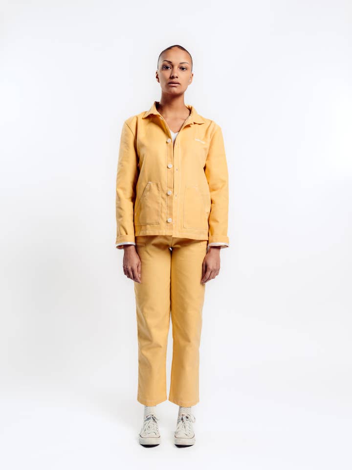 Jaqueta escolar amarela por atacado de LOSANJE