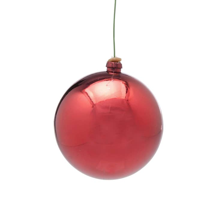 Jacobson - Wholesale Christmas Decoration - 80mm Plastic Display Ball on 9" Wire6