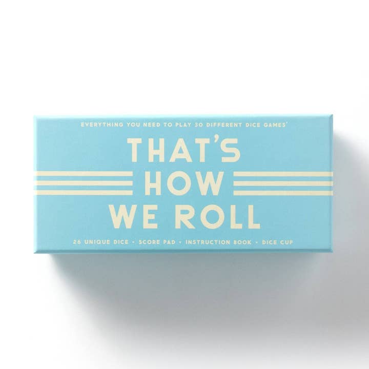 Chronicle Books - Wholesale Dice - Brass Monkey That's How We Roll Dice Game Set0