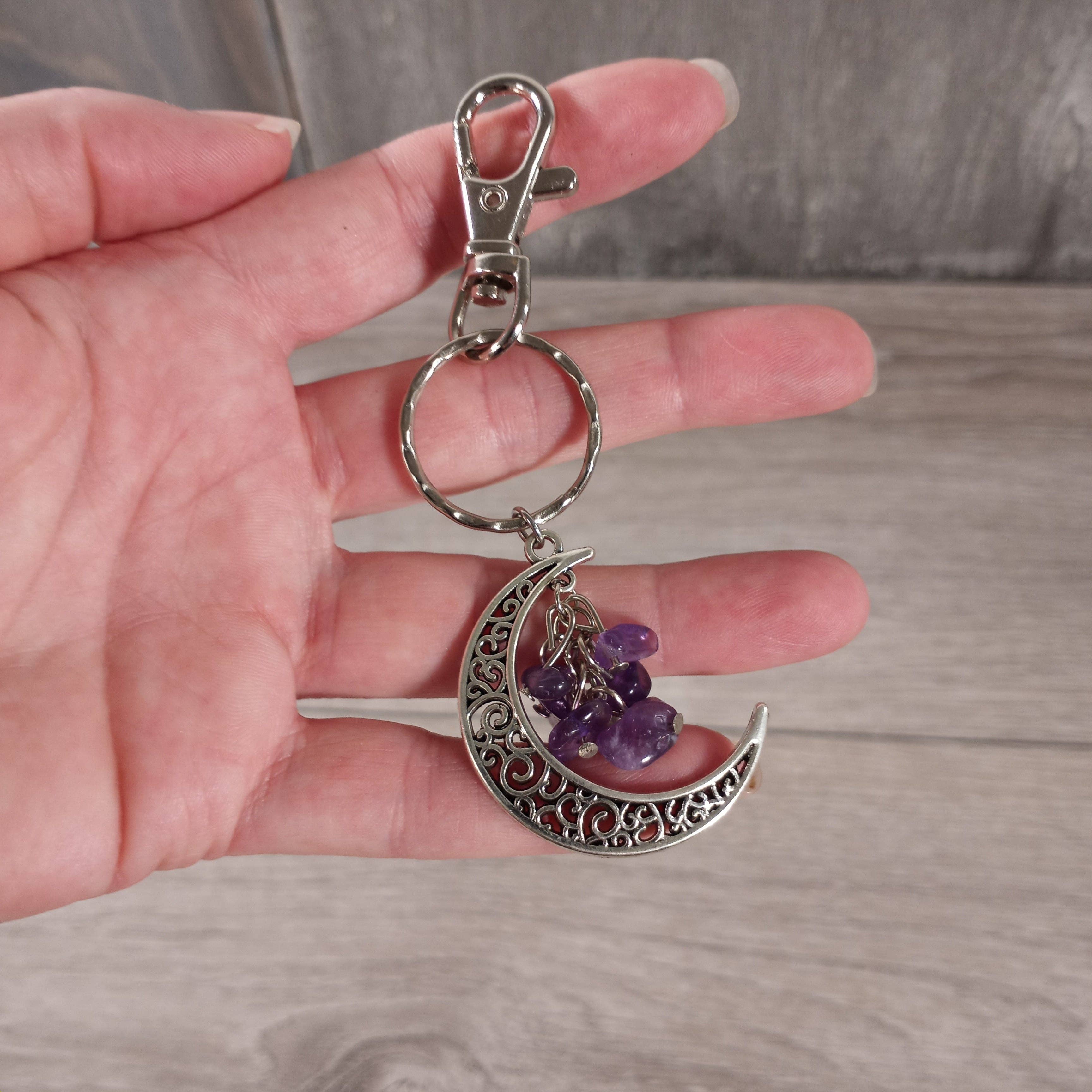 Keystone Crystals - Wholesale Keychain - Unisex - Gemstone Moon Keychains – Assorted Crystal Key Rings in Bulk2