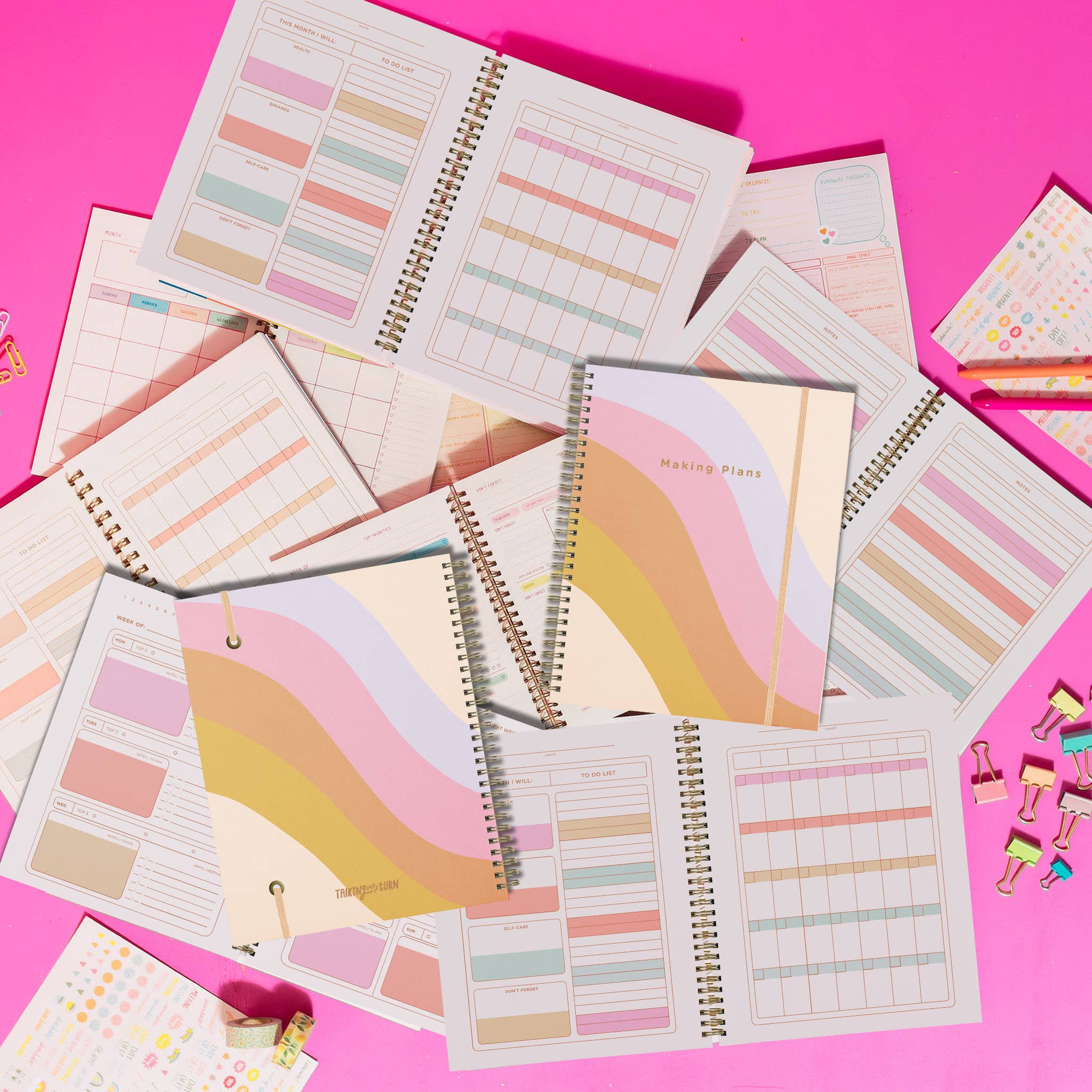 Talking Out of Turn – Engroshandel Planner – Perpetual Planner - Farveblok14