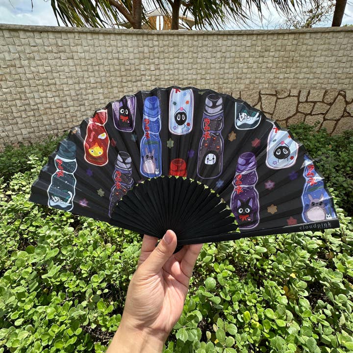 Ramune Mini Fan | Hand Fan | Summer Fan | Mini Fan for wholesale by Cloudpink Studio