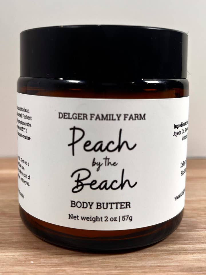 Peach by the Beach Body Butter for wholesale by Delger Family Farm