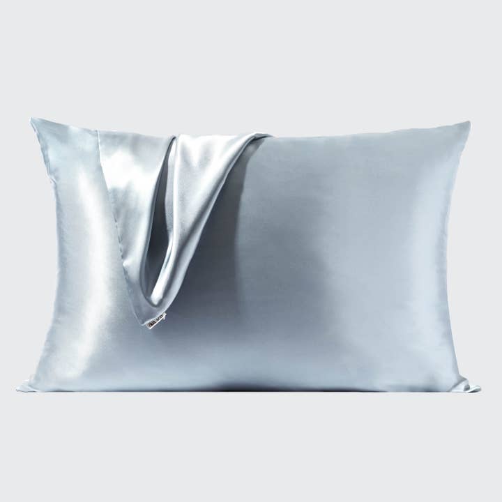 KITSCH - Wholesale Bedding Pillowcase/Sham - Standard Satin Pillowcase - Haze Blue