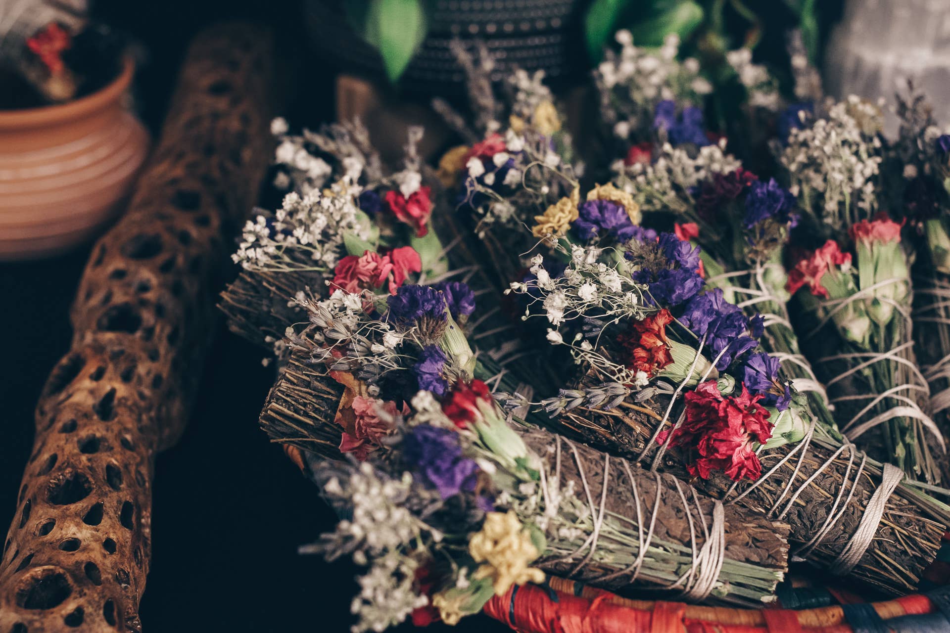 Yolia Botanica - Vente Bâton de sauge - Lots d'armoise - Nettoyant la fumée - Sans sauge blanche3