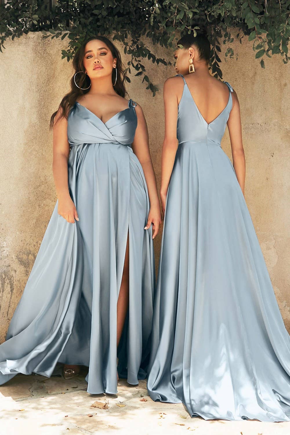 Ladivine by Cinderella Divine – Großhandel Abendkleid – Damen – Flowy A-Linie Satinkleid11