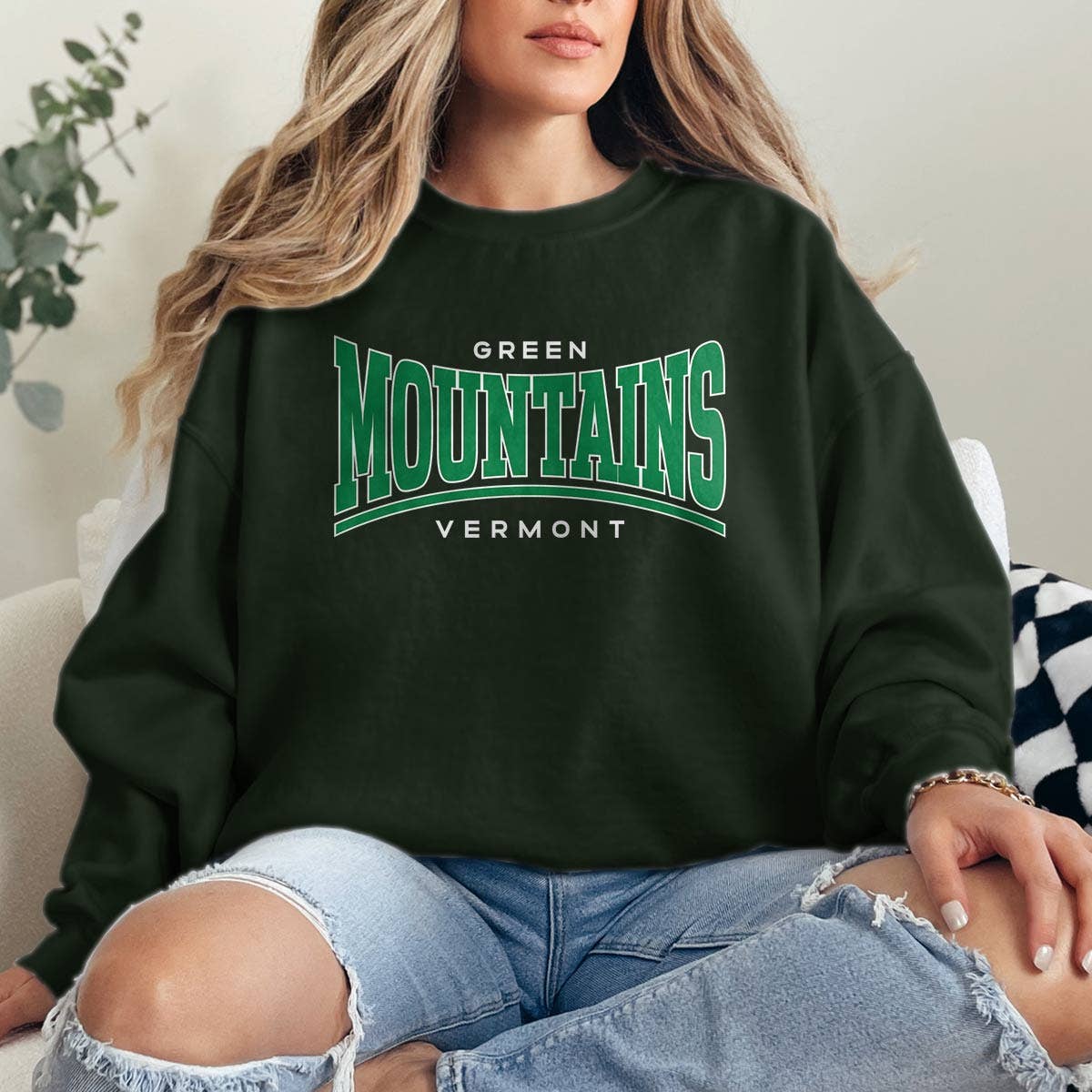 RetroPlanet - Wholesale T-Shirt (Graphic) - Unisex - Green Mountains Vermont T-Shirt, Sweatshirt, Hoodie Adult2