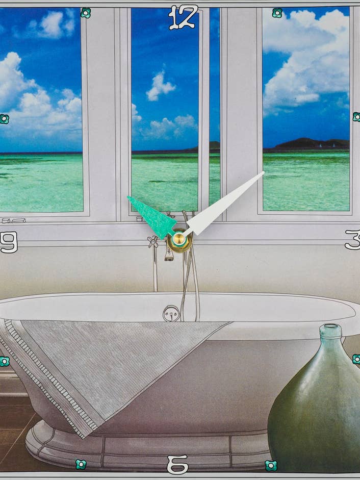 Min Einstein, anpassad collageklocka för wholesale av Lea Alboher