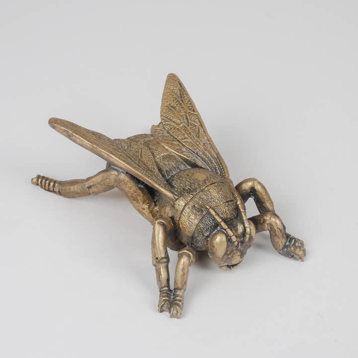 Gold Dragonfly Ornament – Decorative Gold Insect Sculpture for wholesale by Originals International Ltd