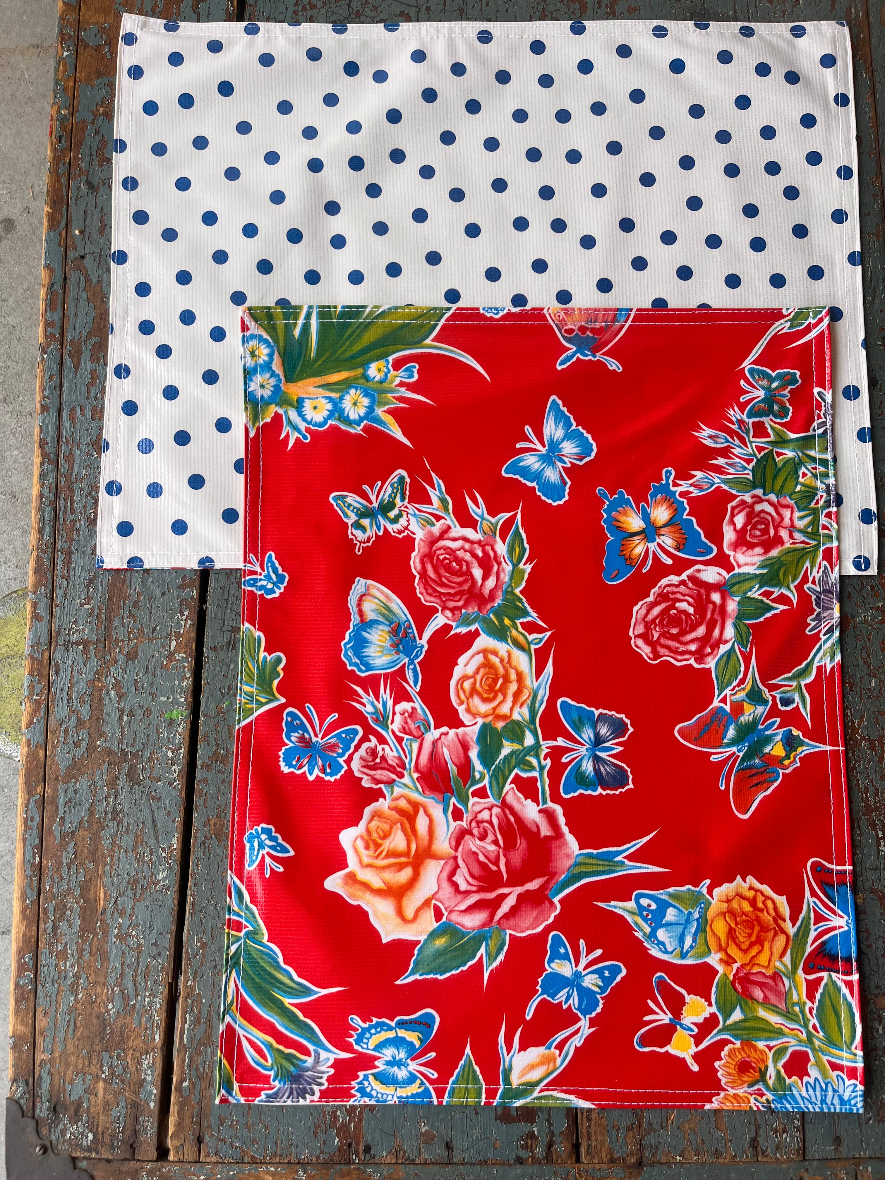 Oilcloth International - Wholesale Placemat - Mariposa Red Placemat