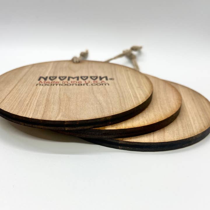 Noomoon - Wholesale Ornament - Twilight Sky and Pine Trees "Your State" Wood Ornament3