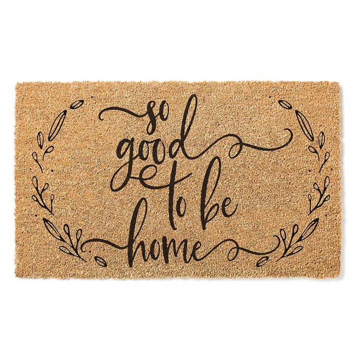 18x30 Coir Doormat So Good to be Home for wholesale by Kindred Hearts