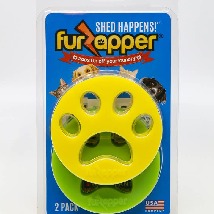 Yellow Green Double Pack FurZapper for wholesale on Faire