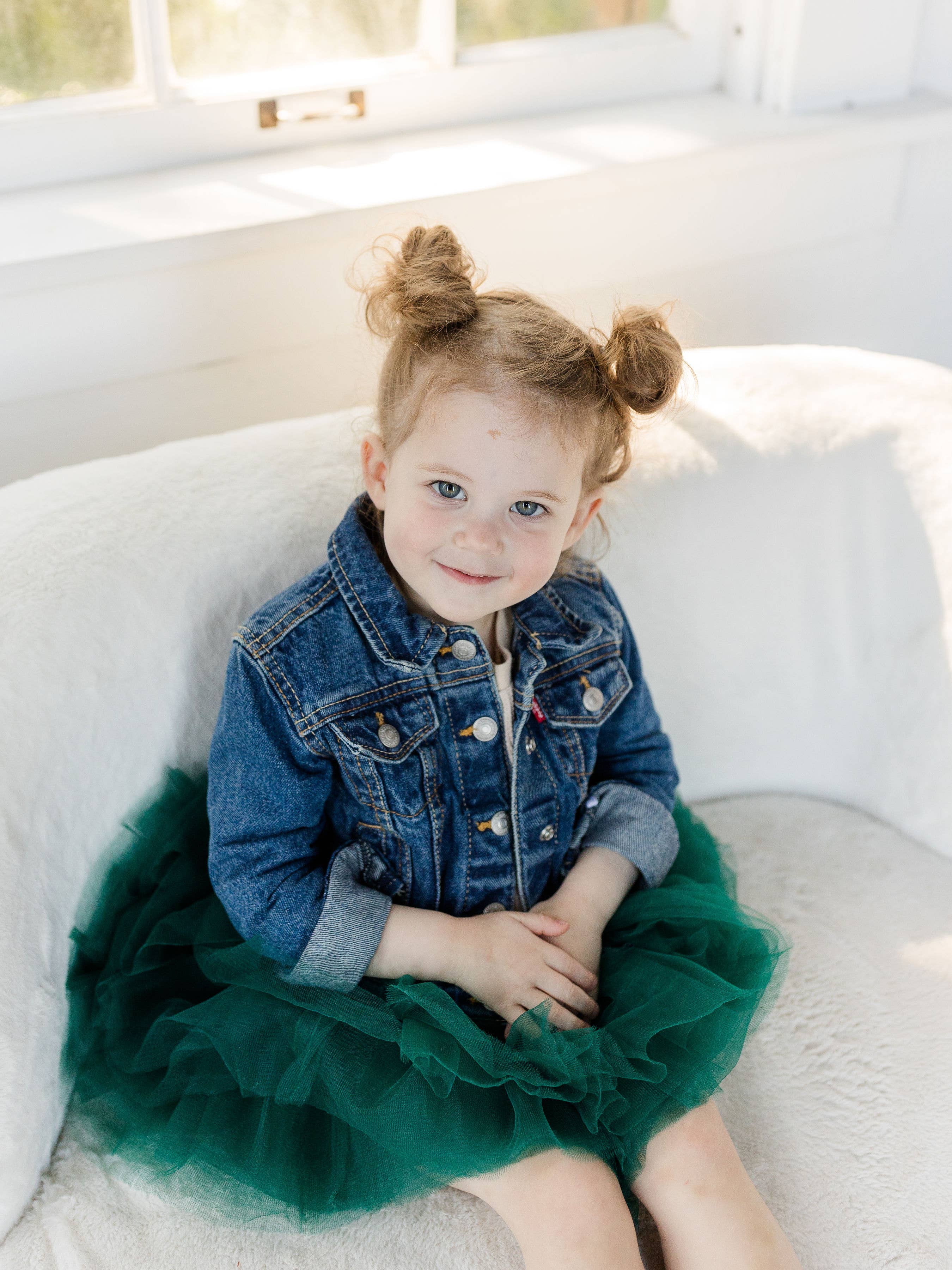 The Glam Goat - Wholesale Tutu - Kids - Forest Green Full layer Tutu, Forest Green Tutu Skirt, tutu4