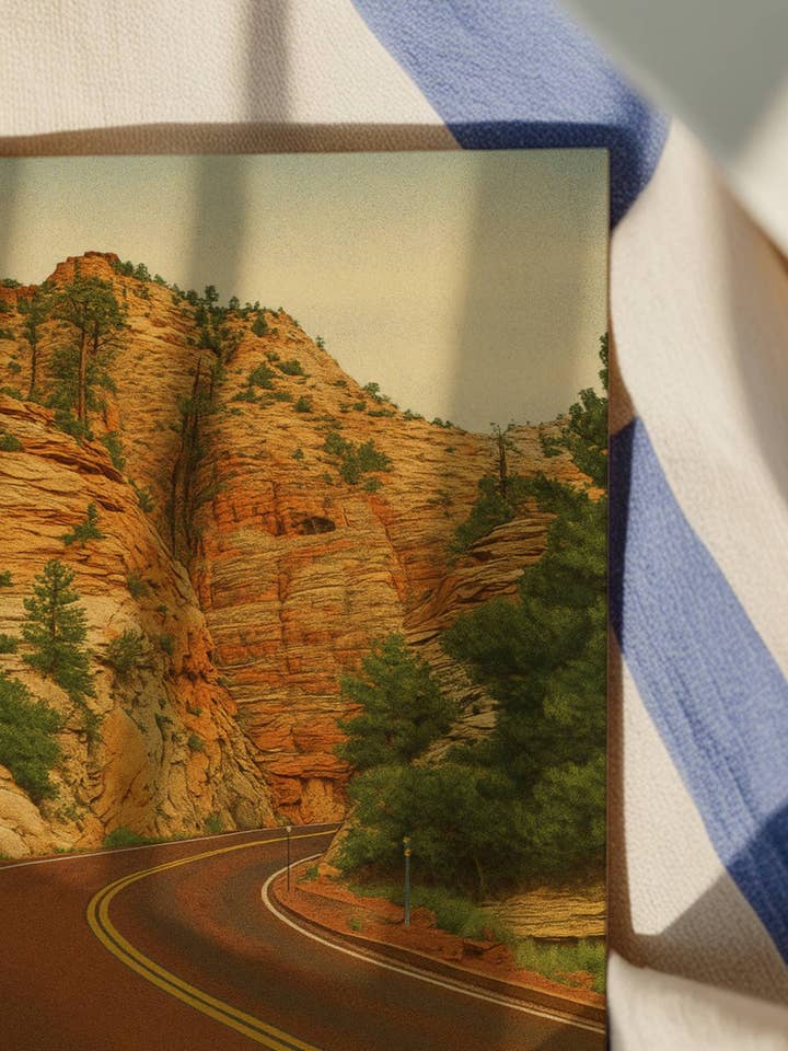 Zion National Park Utah Vintage Inspired 4x6 Postcards for wholesale by Traildust Goods