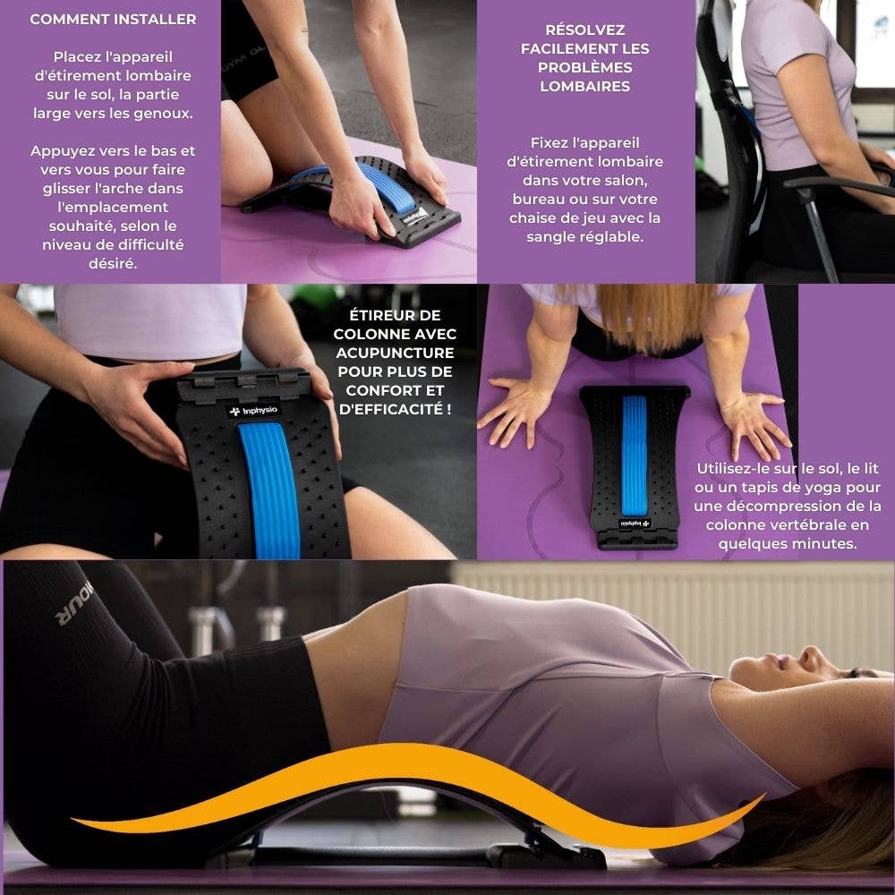 Inphysio – Engroshandel Fitnessudstyr – Lændestrækningsapparat | RYGSTRÆKNINGSSTØTTE4