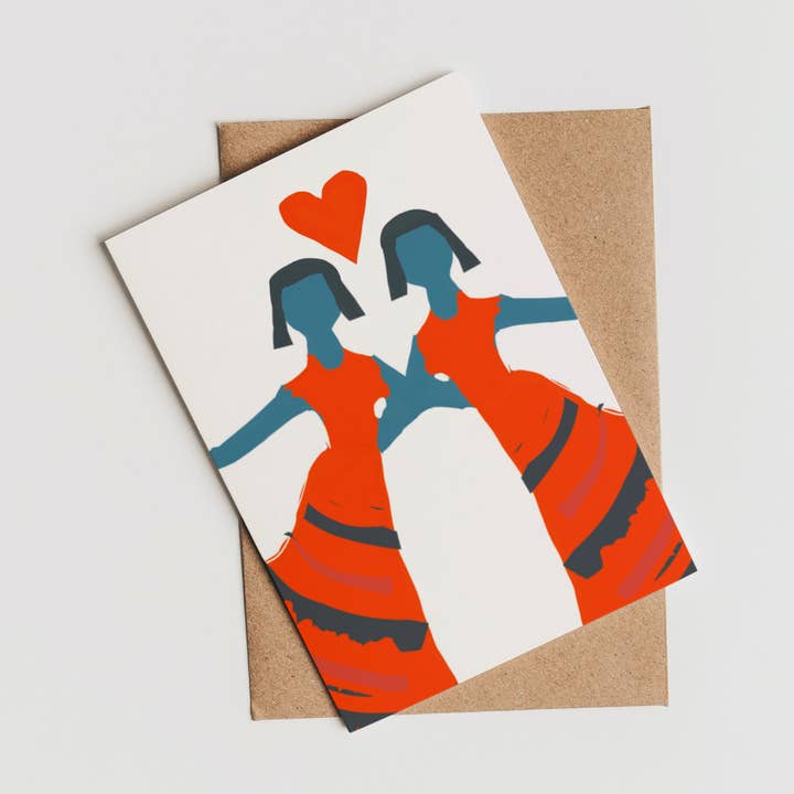 FÜR JEDEN ANLASS — GLÜCKWUNSCHKARTE FÜR EIN GLÜCKLICHES PAAR, LIEBE, HOCHZEIT, VATERTAG für den Großhandel von BLACKBIRD HOUSE