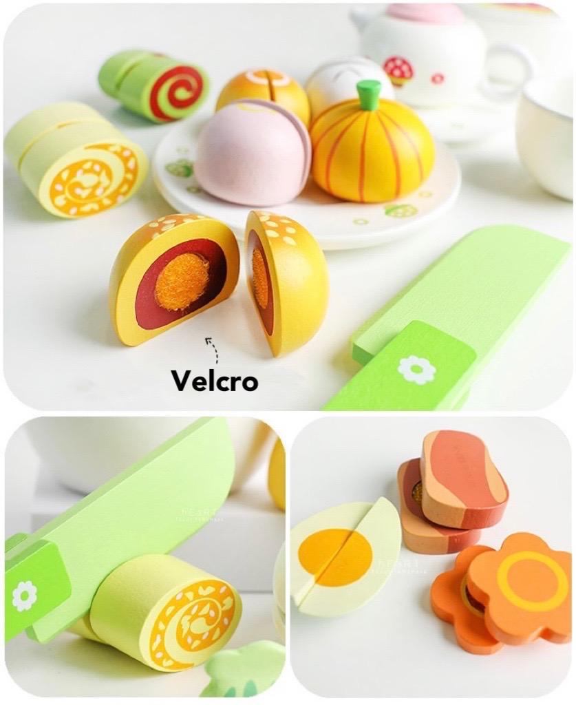 Baby Snack Time - Wholesale Toy Set - Kids - Dim Sum Tea Wooden Play Set10