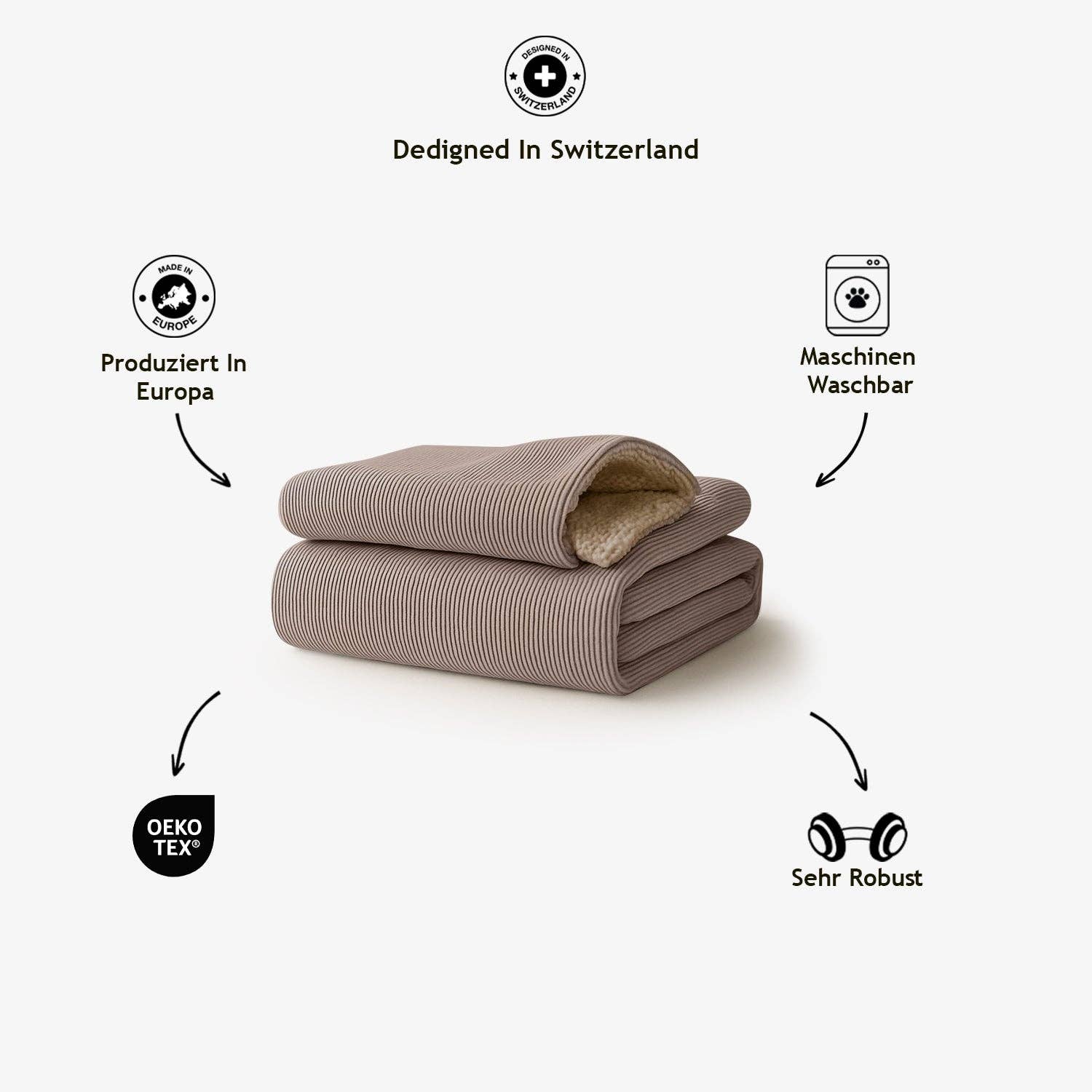 Brown Abdeckung für Kingston – Cord DF Hundebett for wholesale on Faire1