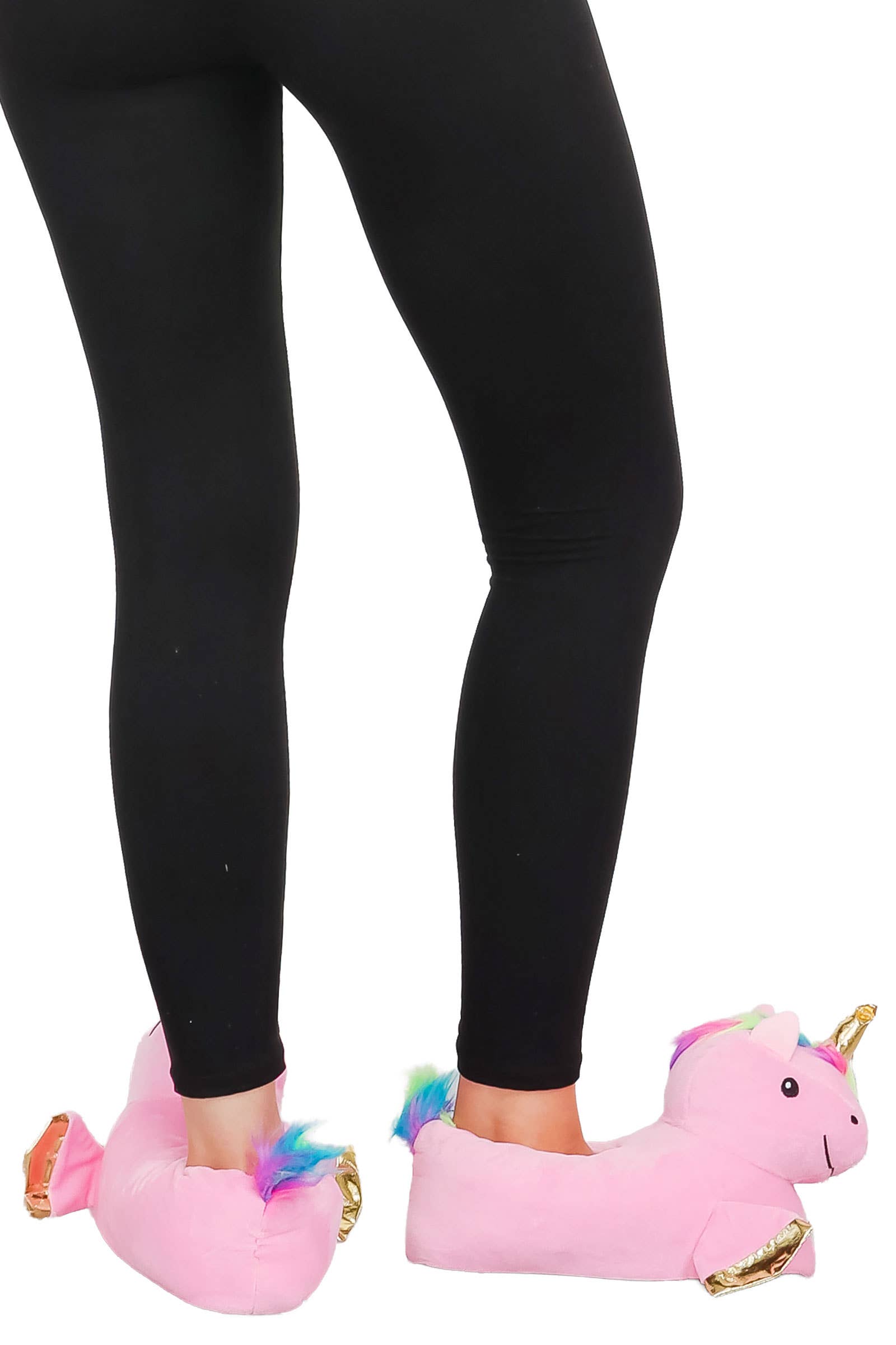 Cap Zone - Wholesale Slippers - Women's - Unicorn Plush Indoor Lounge Sock Slippers16