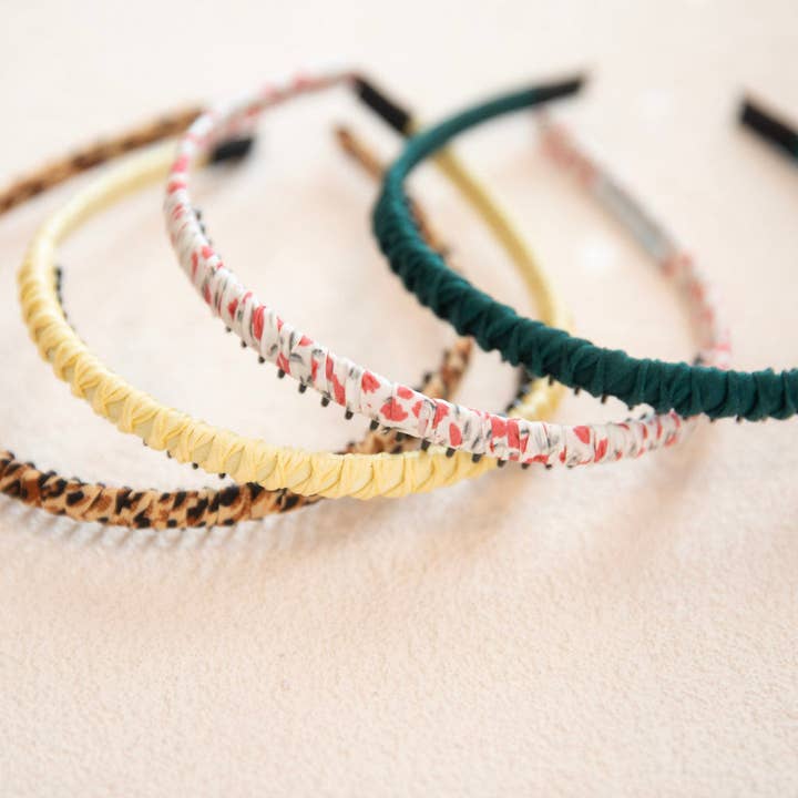 Headbands of Hope | One Purchased One Donated - Wholesale Haarband - Dames - Dunne Solide Haarband - Geel |Tanden Kam Antislip Haarband3