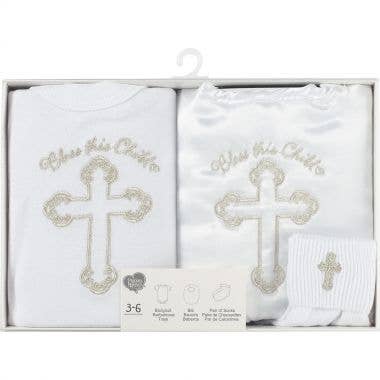 Rose Textiles - Wholesale Clothing Set - Baby - Bless This Child Baptism Gift Set0