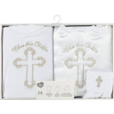Rose Textiles - Wholesale Clothing Set - Baby - Bless This Child Baptism Gift Set0