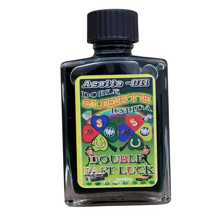 Botanica Luz Del Dia Inc - Venta al por mayor Artículo de meditación - Aceite Double Fast Luck Spell, botella de 1 onza líquida