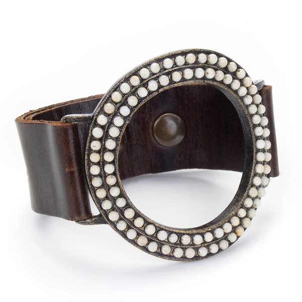 Rebel Designs Accessories – Pulseira de missangas por atacado – Pulseira de cercadura de círculo aberto2