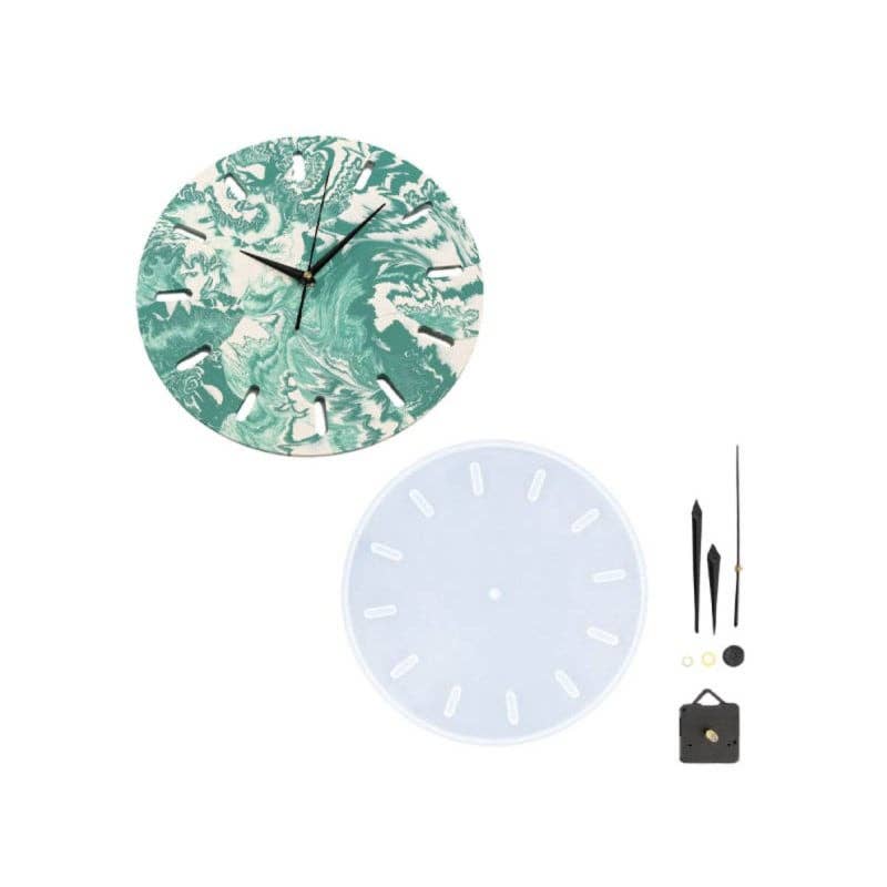 La Petite Épicerie - Wholesale DIY Craft Kit - Jesmonite AC100 Maxi Kit - Wall clock with mechanism2