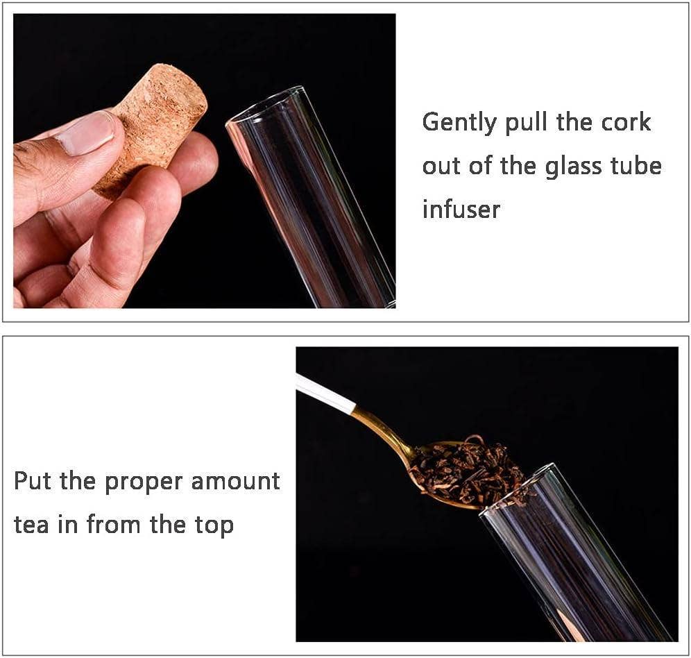 VIGOR - Wholesale Tea Strainer/Infuser - Tea Strainer Accessories Glass Test Tube Tea Strainer Glass3