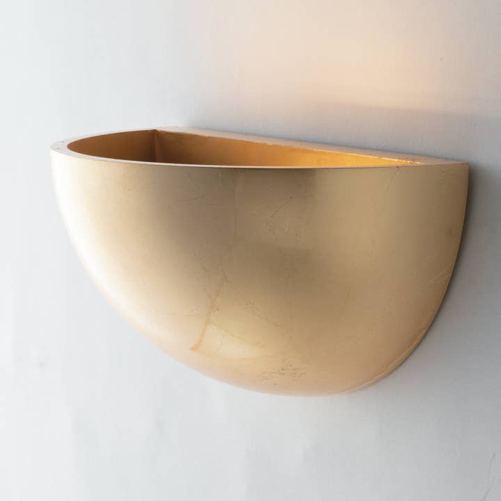 Gruppo F.T - Vendita all'ingrosso Applique - MORTIZ wall lamp in plaster with gold and silver leaf finish (1xE27)4