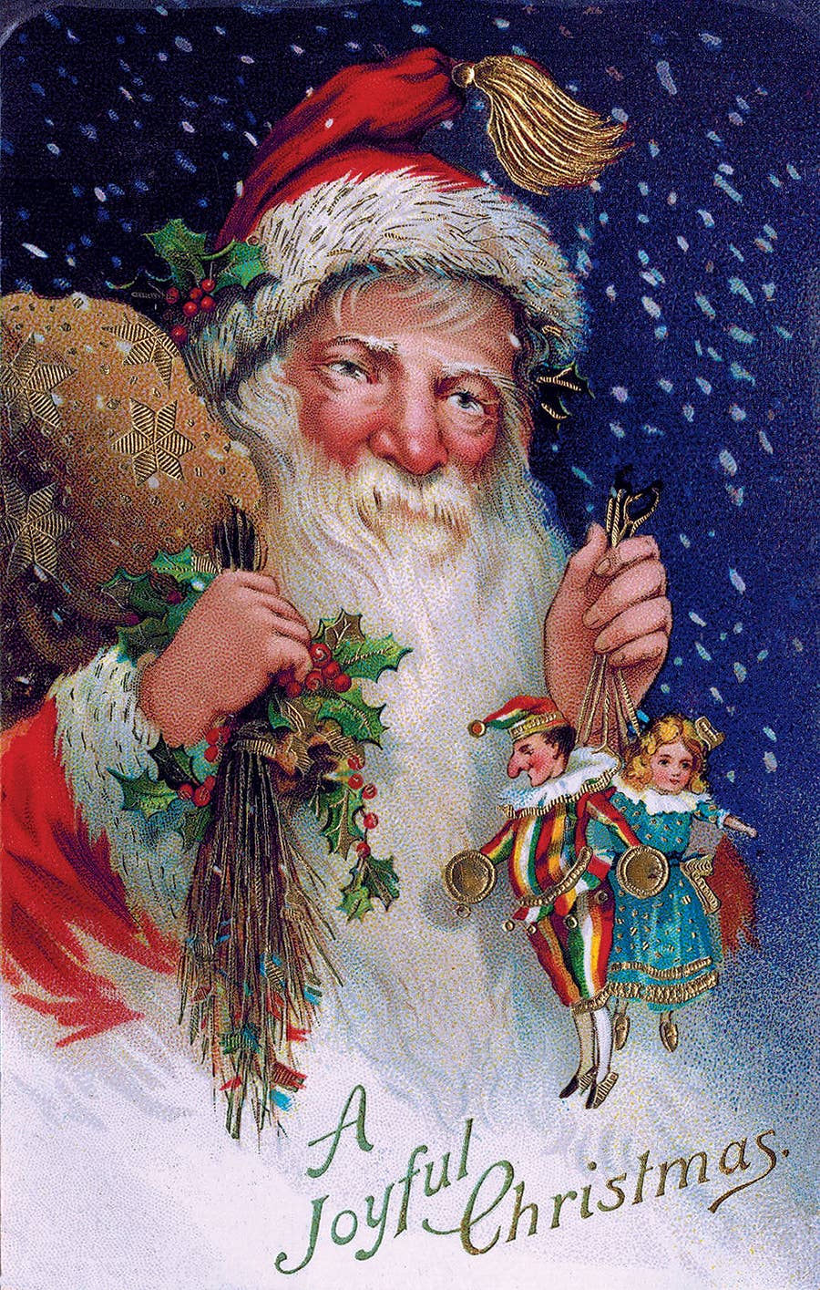 SCB - Wholesale Christmas Card - Santa Greeting Cards: 20 Assorted Cards In Deluxe Tin2