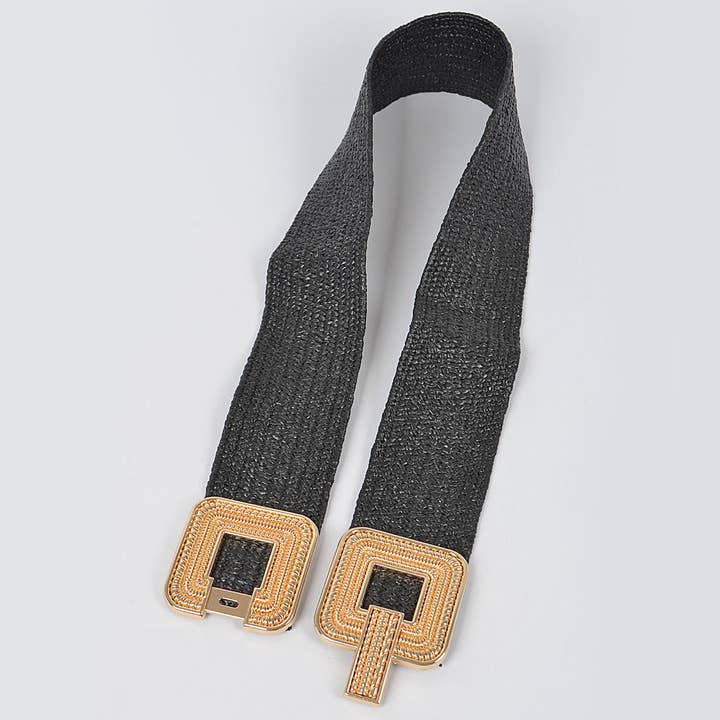 3AM BY H&D ACCESSORIES - Wholesale Belt - Women's - Metal Buckle Stretch Belt