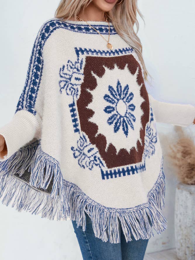 UNISHE - Vendita all'ingrosso Copricostume - Donna - Copricostume per kimono lavorato a maglia con nappine MMY181