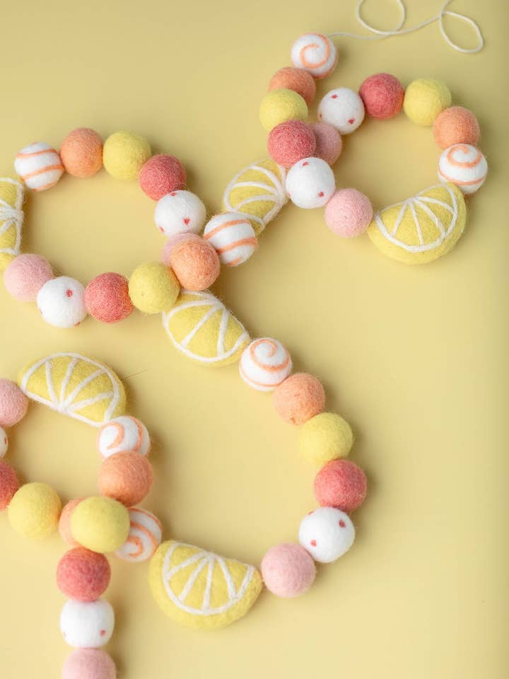 Lemonade Garland for wholesale by Little Books & Nooks