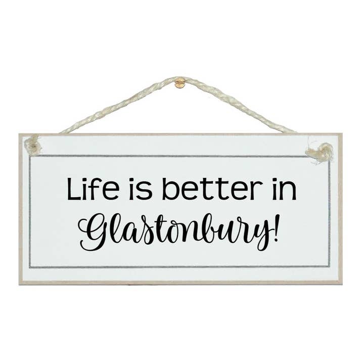 La vie sur mesure est meilleure dans... différents styles Bespoke Signs pour la vente par Crafty Clara