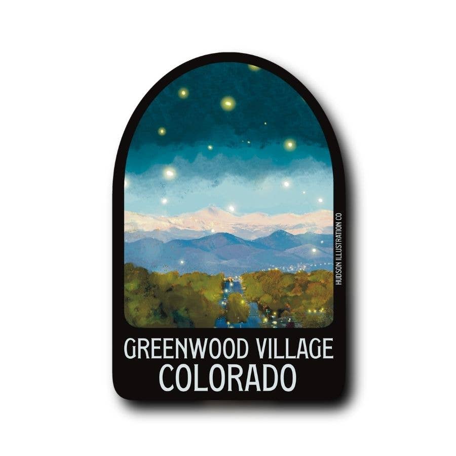 About Town Co - Wholesale Sticker - Greenwood Village Colorado Sticker/Magnet/Print/Postcard