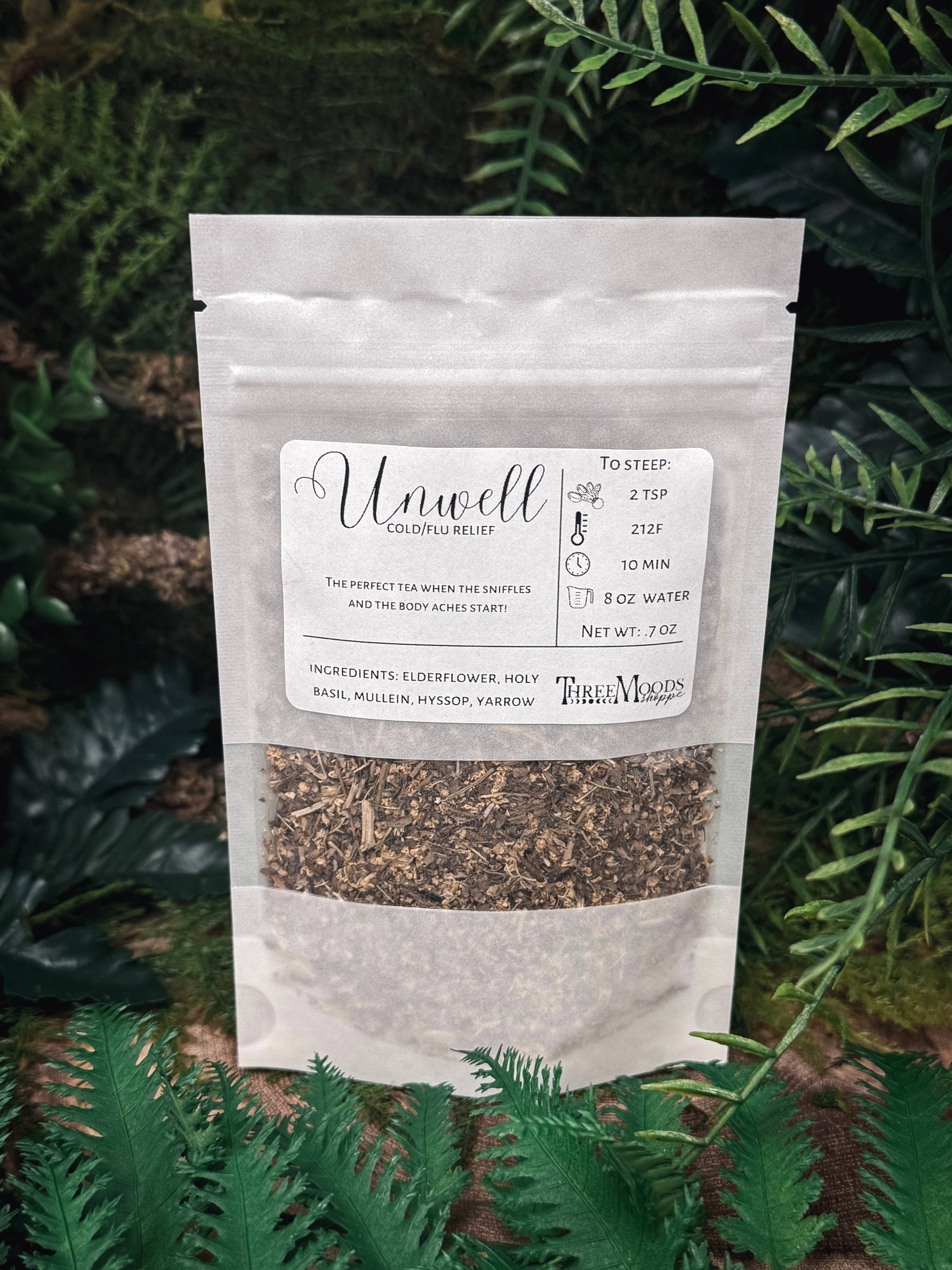 Three Moods Shoppe - Wholesale Health/Detox Tea - Unwell (Cold/Flu Blend)2