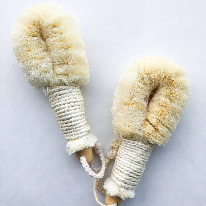 Smile Boutiques - Wholesale Body Brush - Natural Sisal Dry Brush - Sustainable Eco Friendly