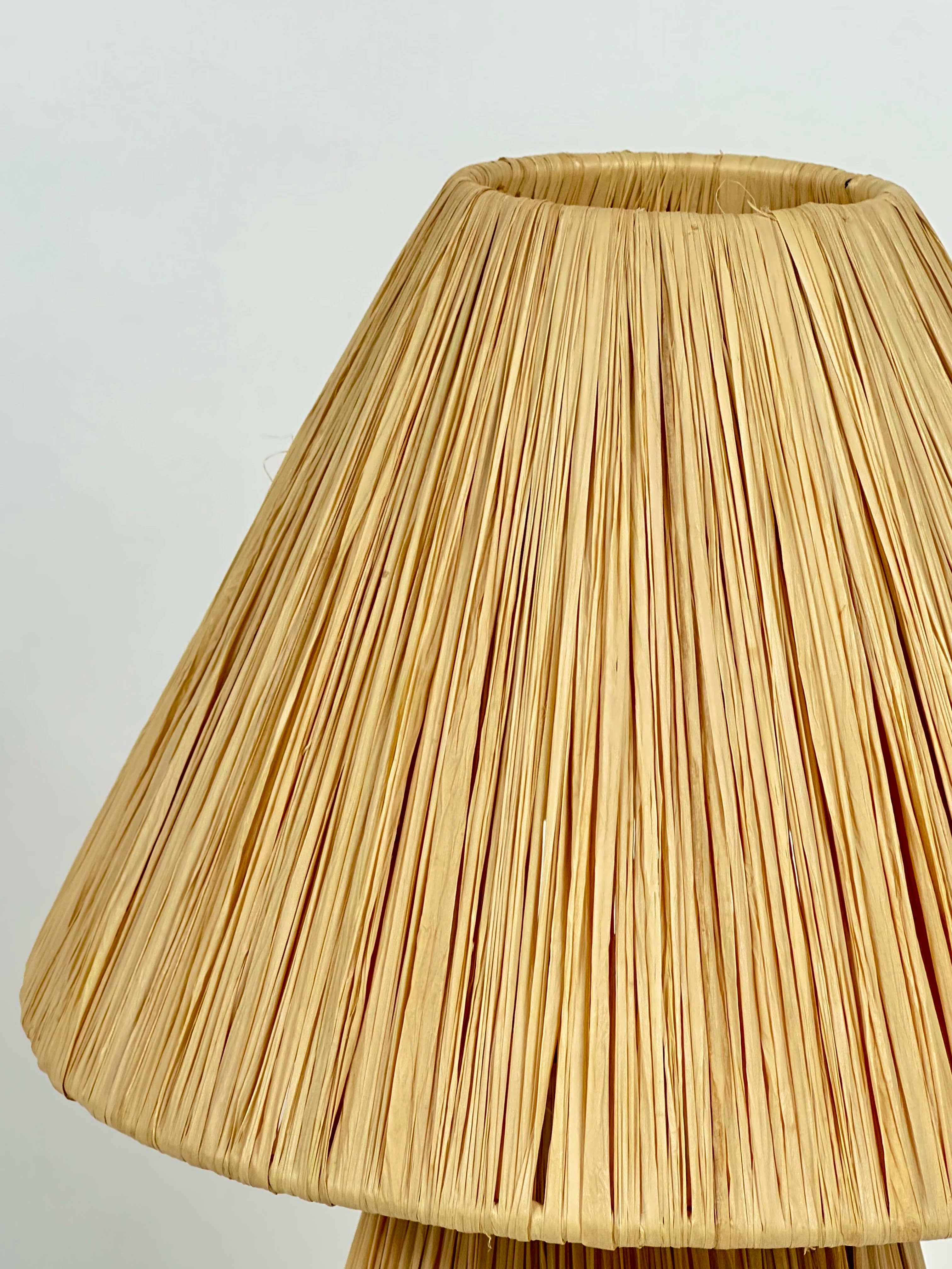 Mikwi – wholesale Lampshade – Natural raffia lamp, raffia lampshade, TABLE LAMPSHADES   13