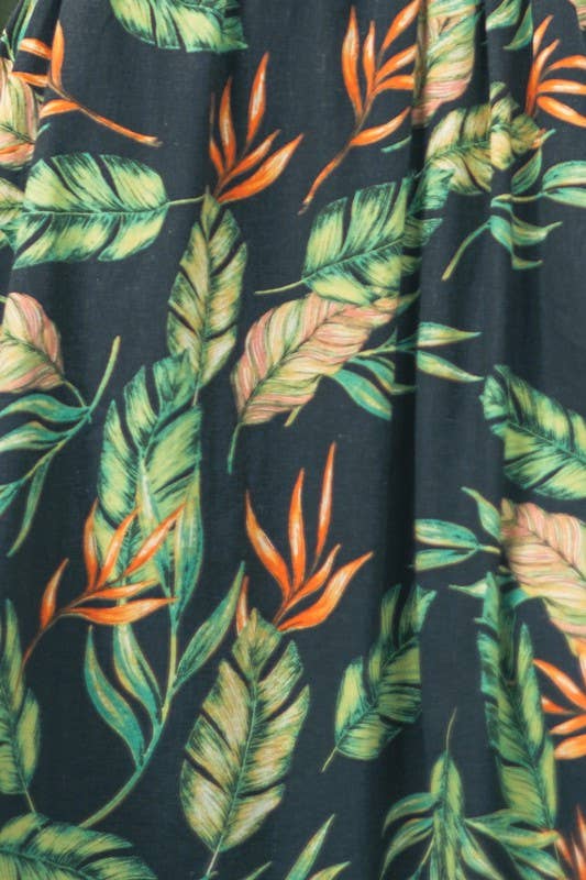 ILLA ILLA - Vente Robe – femme - Robe longue à découpes imprimé tropical15