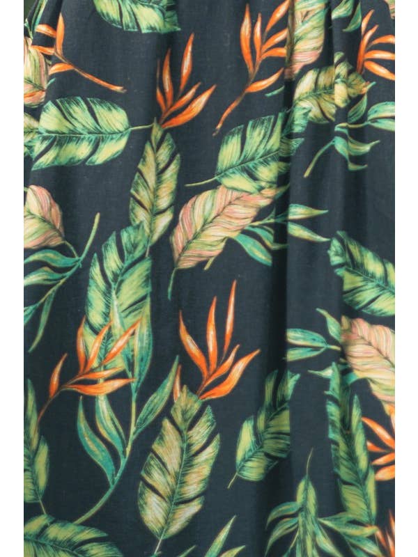 ILLA ILLA - Wholesale Dress - Women's - Tropical Print Cutout Maxi Dress15