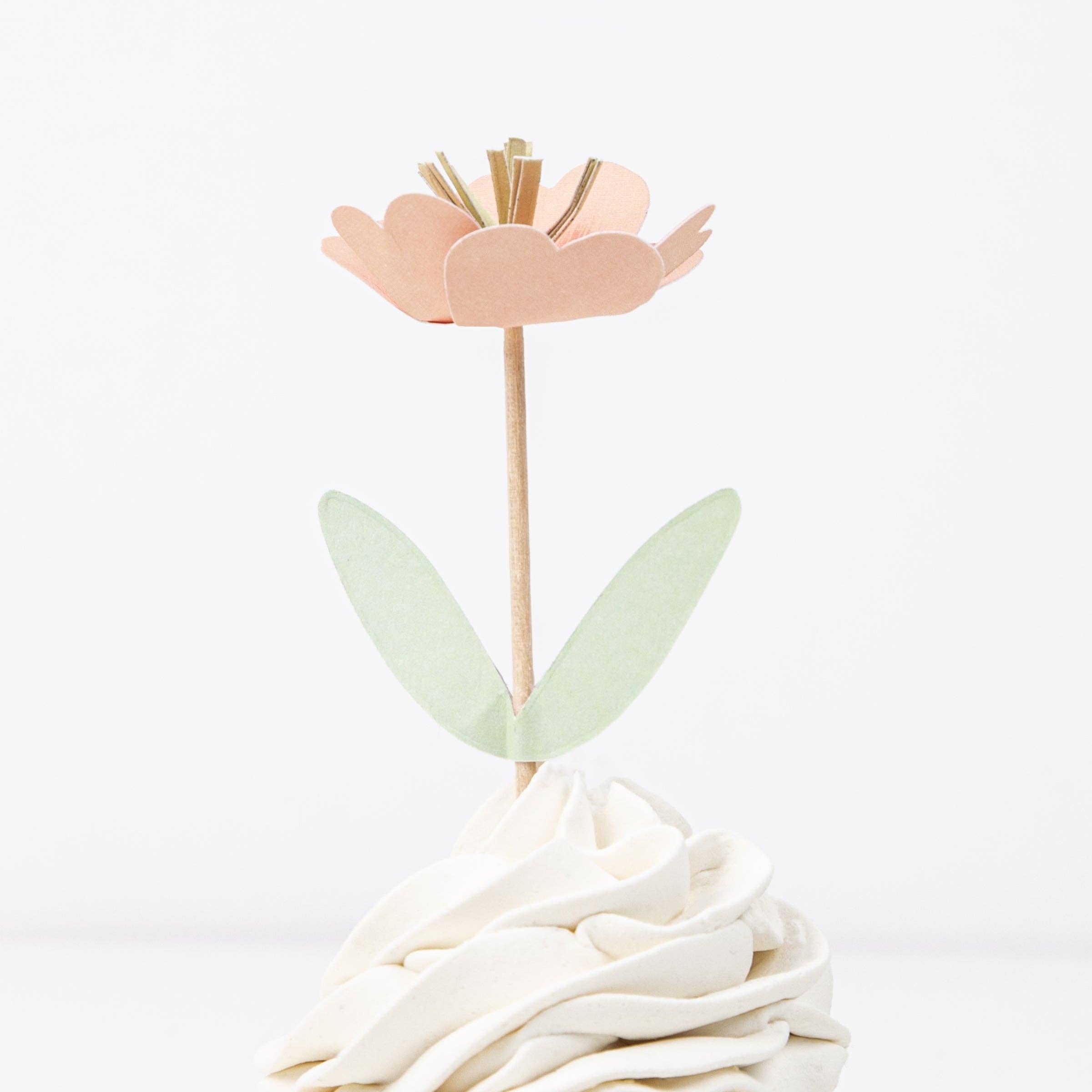 Meri Meri - Wholesale Cake/Cupcake Topper - Flower Garden Cupcake Kit10