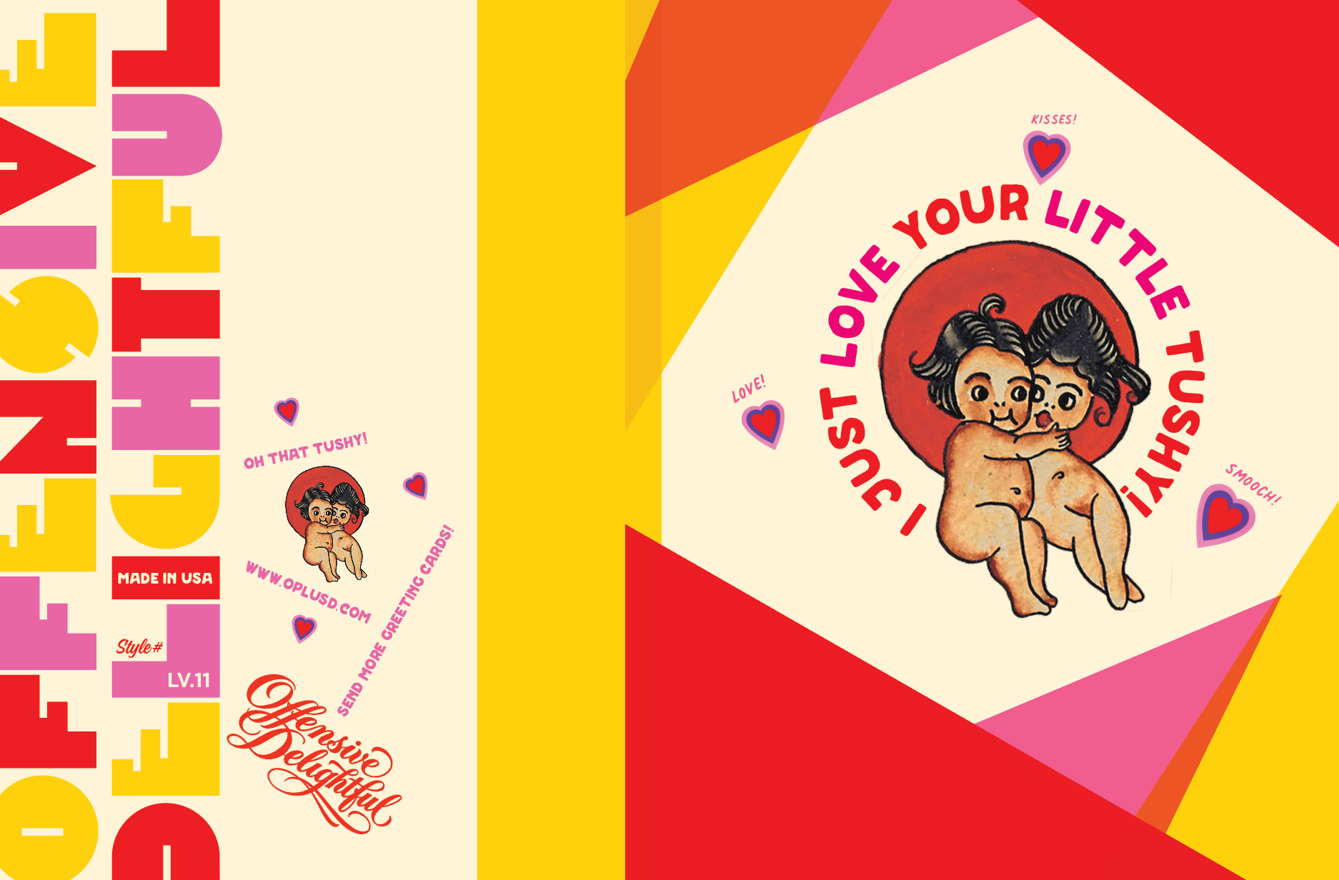 offensivedelightful - Wholesale Love Card - LIL TUSHY love card1
