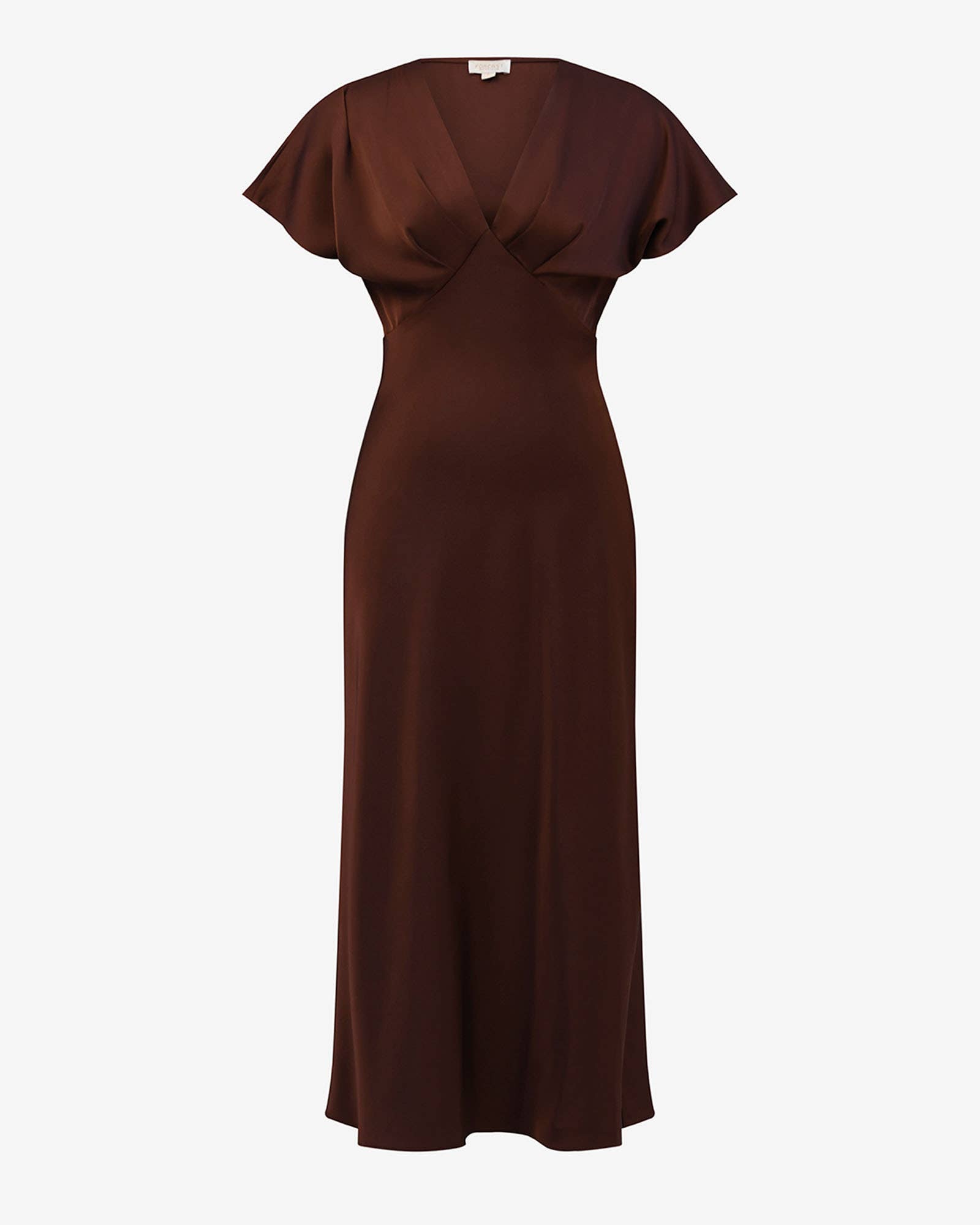 Forcast - Wholesale Dress - Women's - Forcast Women's Catalina V-Neck Satin Dress15